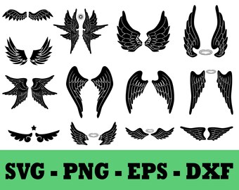 Download Angel Wings Svg File Etsy