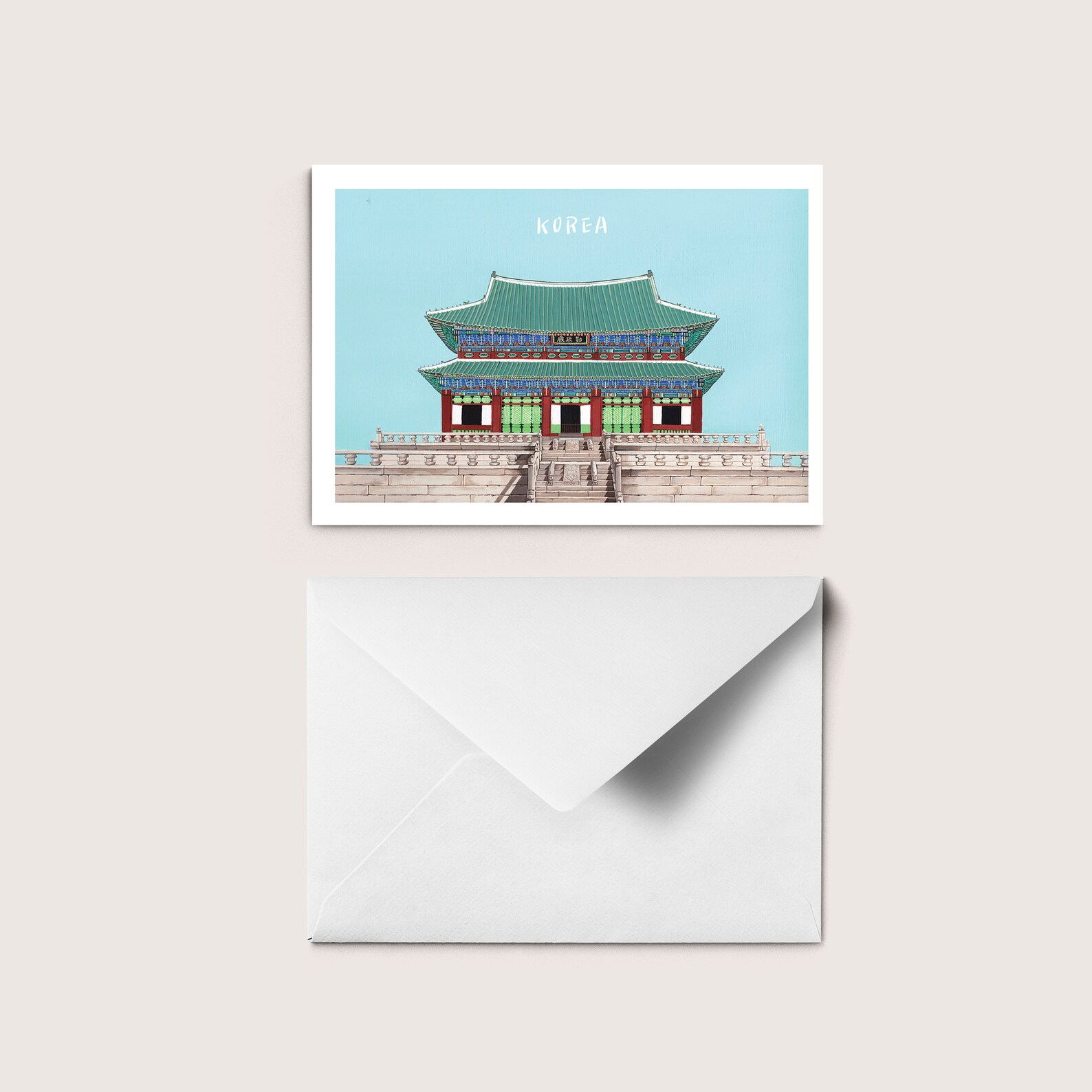 KOREA POSTCARD Etsy