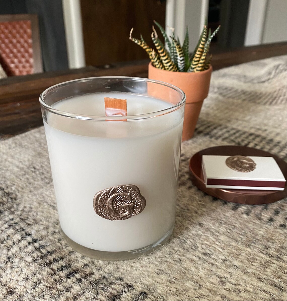 White Sage & Lavender Scented Candle Etsy