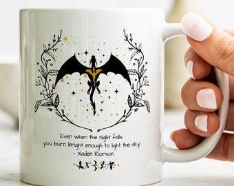 Fourth Wing Mug, Xaden Riorson Quote, Romantasy Reader Gift, Bookish Gift, Novelty Literary Gift, Fantasy Reader, Coffee Mug Gift