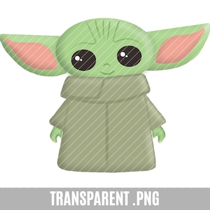 Baby Yoda Clip Art, png transparent, bébé yoda, extraterrestre mignon, projet d’artisanat, mandalorien, je t’aime je fais