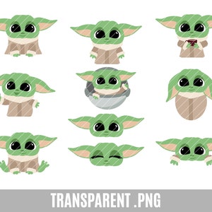 Baby Yoda Clip Art, png transparente, baby yoda, alienígena fofo, projeto de artesanato, mandaloriano, te amo, eu amo
