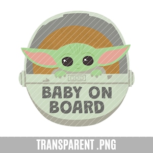 Baby Yoda Clip Art, Baby On Board, png transparent, baby yoda, Voiture, extraterrestre mignon, projet d’artisanat, mandalorian, love you I do
