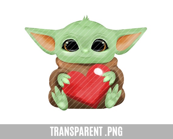 Cute Animated Baby Yoda Star Wars Mandalorian Digital Image .PNG File -   Canada
