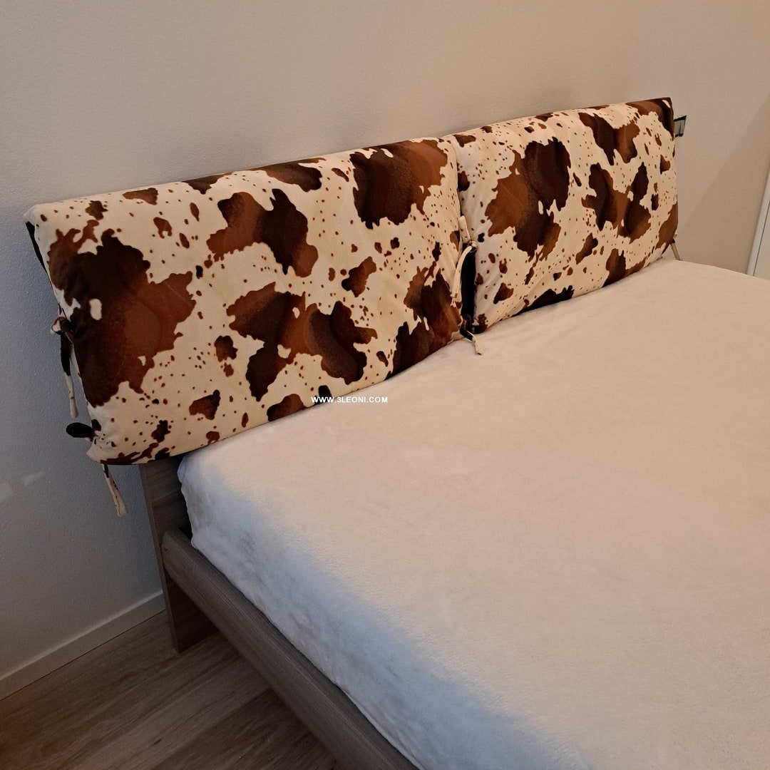 Cow Print Headboard Cover Bed Headboard Cover Bed Headboard Etsy