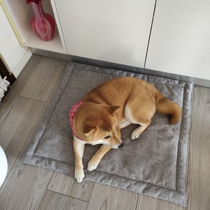 Tapis fin pour animaux de compagnie, tapis de cage pour animaux de compagnie, tapis de couchage pour chiens et chats d'intérieur image 1