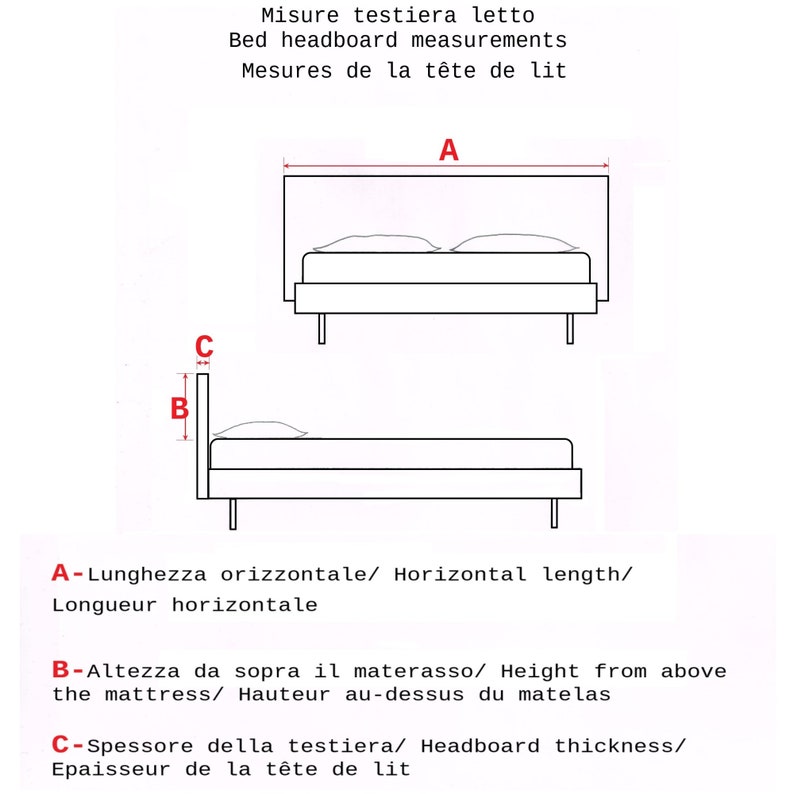 CUSTOM gepolsterter Kopfteilbezug für gepolstertes Bett, Bettkopfteilbezug, Bezug für Bettkopfteil aus Holz, auch in 2 Farben Bild 8
