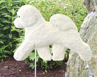 Bichon Garden Stake, Bichon Dog Lover Gift, Bichon Owner Gift, Bichon Memorial Stake, Garden Stakes Decorative, Bichon Frise Gift