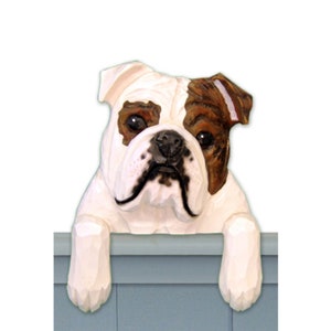 English Bulldog Custom Dog Sign, Bulldog Gift, Dog Lover Gifts, Dog Memorial Gift, Handmade Dog Gift, Bulldog Decor, Dog Wall Decor