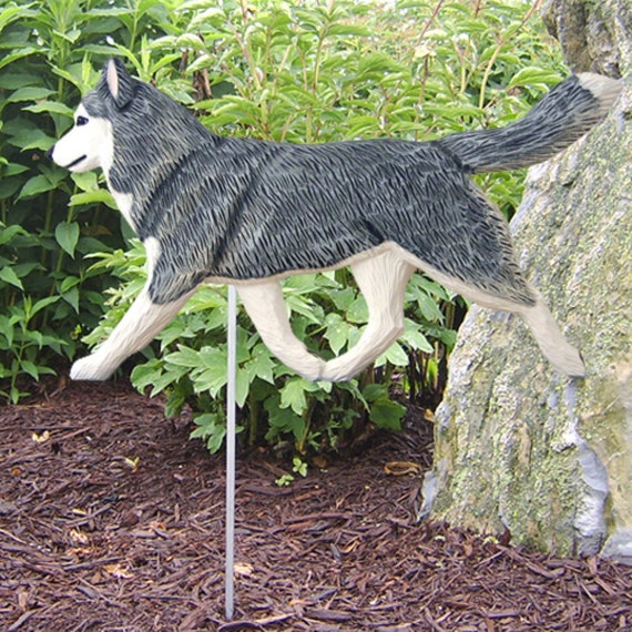 Siberian Husky Garden Stake, Siberian Husky Lover Gift, Siberian Husky, Garden Stake Memorial, Garden Stakes Decorative