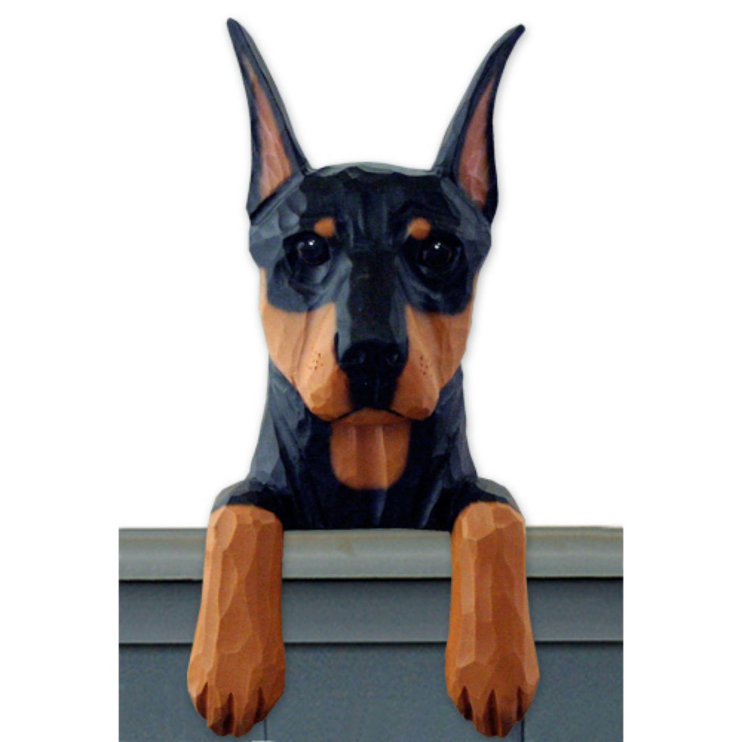 Funny Doberman Wooden Box Sign Plaque All You Need is Love