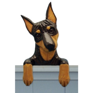 Miniature Pinscher Custom Dog Sign, Memory Gift For Loss Dog Min Pin , Miniature Pinscher Custom Dog Figurine