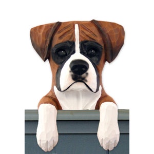 Hand Painted Boxer Door Topper, Boxer Dog Gift, Boxer Memorial Gift, Boxer Dog Wall Decor, Boxer Gifts For Her, Gifts For Boxer Lovers