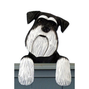 Wood Carved Schnauzer Dog Custom Dog Sign, Schnauzer Dog Gift, Schnauzer Memorial Gift, Schnauzer Figurine, Schnauzer Gift Ideas