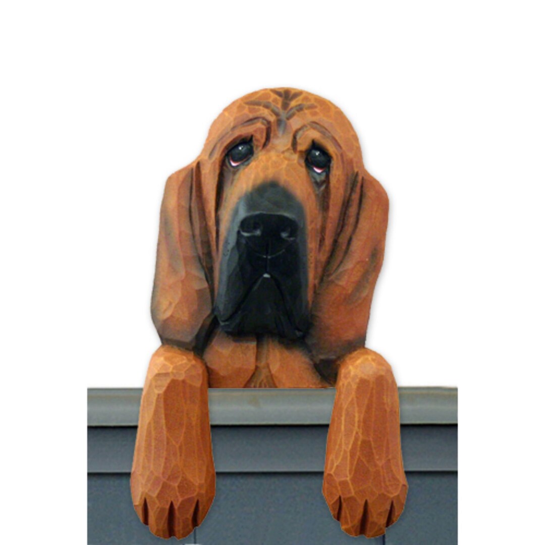 Hand Painted Bloodhound Door Topper, Bloodhound Gift, Bloodhound