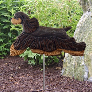 American Cocker Spaniel Garden Stake, Cocker Spaniel Dog Lover Gift, Cocker Spaniel Gift, Garden Stake Memorial, Garden Stakes Decorative