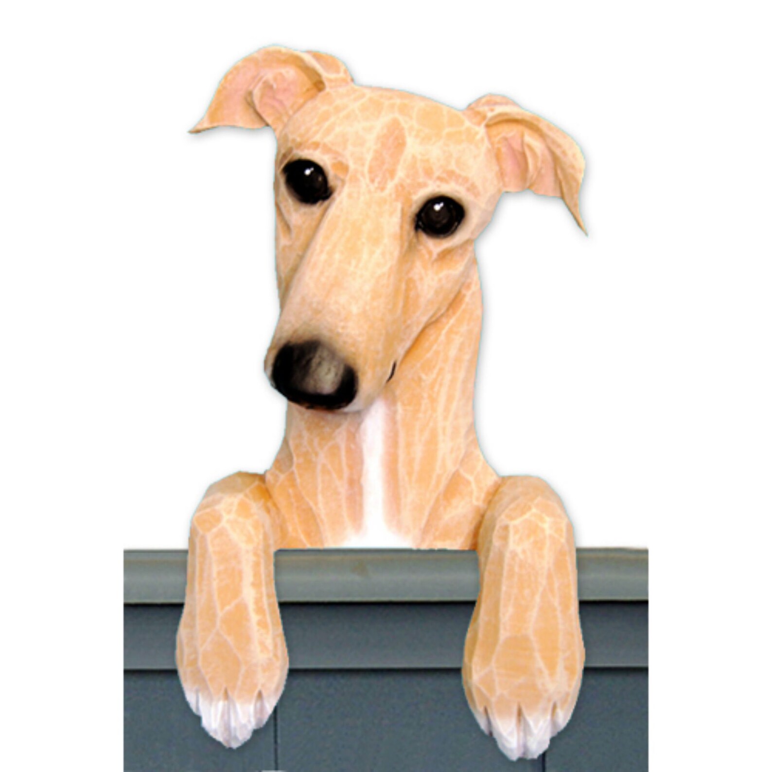 Wood Carved Greyhound Dog Door Topper, Greyhound Dog Gift, Greyhound Memorial Gift, Greyhound