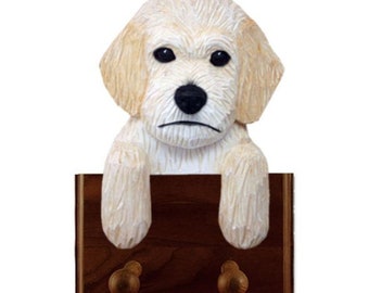 Goldendoodle Dog Leash Holder For Wall - Dog Hook - Goldendoodle Dog Mom Gift - Custom Dog Gift