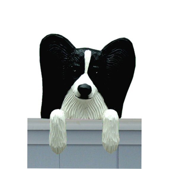 Papillon & Paws Umbrella - Black & White Papillon Papillon & Paws Umbrella - Black & White Papillon