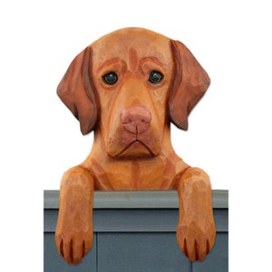 Hand Painted Vizsla Door Topper, Vizsla Dog Lover Gift, Dog Lover Gifts, Vizsla Memorial Gift, Vizsla Decor, Vizsla Gift Ideas