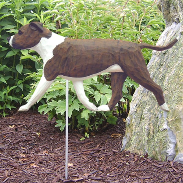 Pitbull Garden Statue Etsy