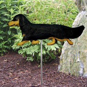 Dachshund Garden Stake, Dachshund Dog Lover Gift, Long Hair Dachshund Gift, Garden Stake Memorial, Garden Stake Decor