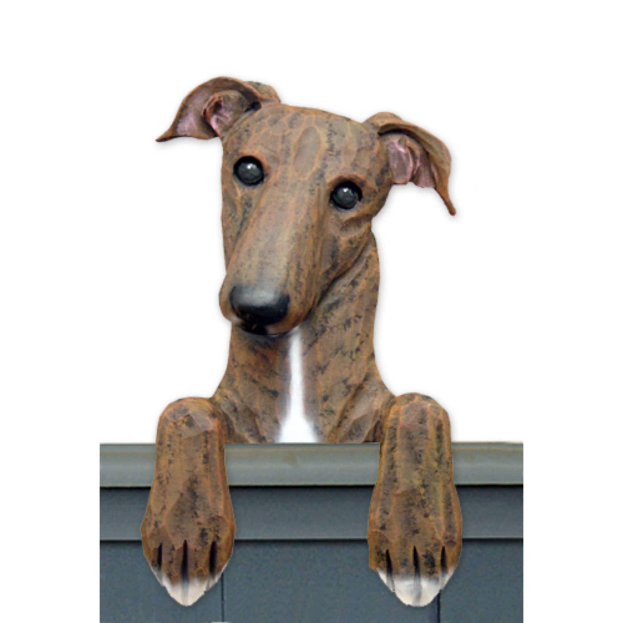 Wood Carved Greyhound Dog Door Topper Greyhound Dog Gift Etsy