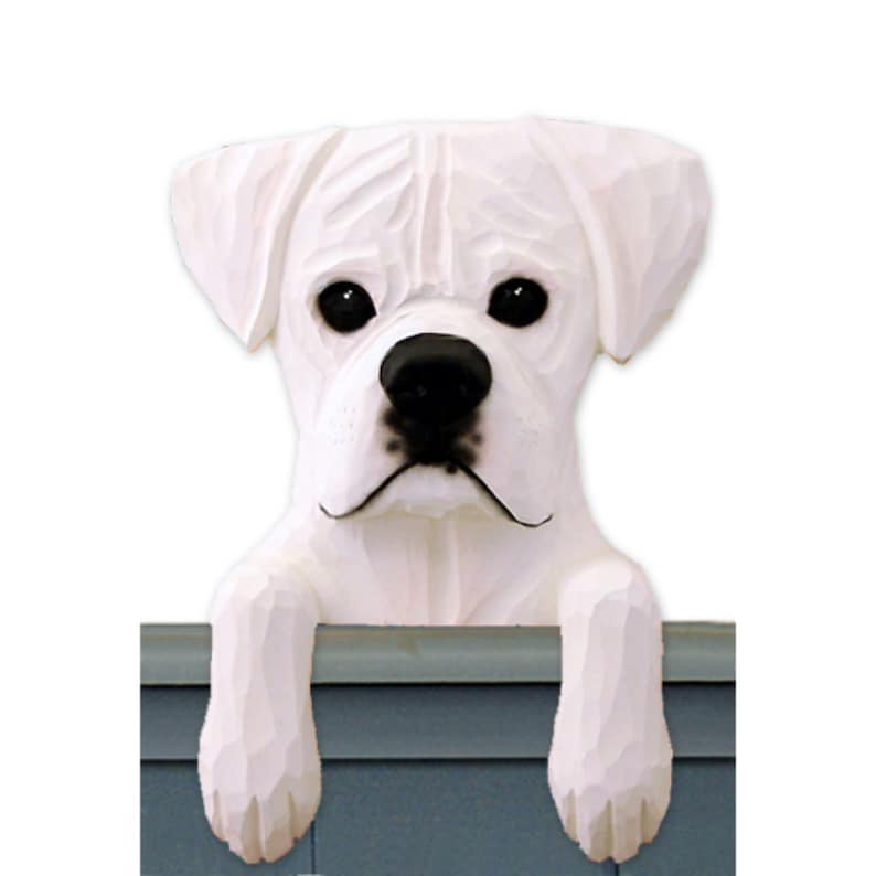 Hand Painted Boxer Door Topper, Boxer Dog Gift, Boxer Memorial Gift ...