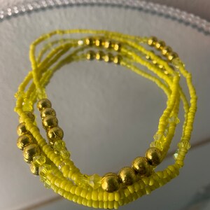 Waistbeads baya yellow gold image 1