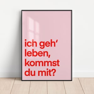 Poster: I&#39;m going to live, are you coming with me, sw go live