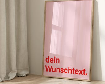Poster - personalized text, design posters, create your own posters, poster design, saying, quote, your quote typography gift
