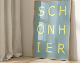 Poster nice here, turquoise neon