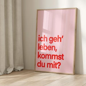 Afiche: Voy a vivir, ¿vienes conmigo?, sw ve a vivir