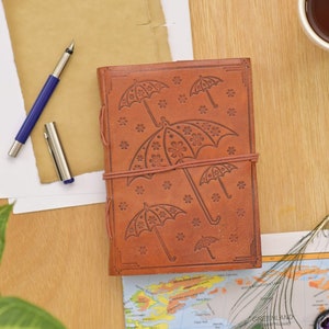 Quaderno in carta fatta a mano in pelle, diario personalizzato in vera pelle, regalo per donne e uomini, carta fatta a mano, diario di viaggio, regalo di compleanno