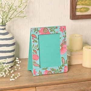 Moldura de papel artesanal, artesanal, moldura floral, moldura decorativa, moldura de papel, presente de aniversário, presente de aniversário