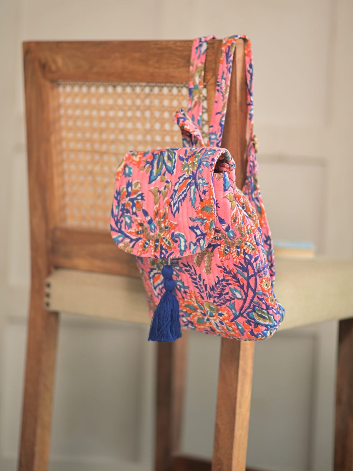 Girls quilted backpack hotsell