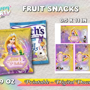 Fruit Snacks - Roszpunka - Tylko do pobrania w wersji cyfrowej - Urodziny Roszpunki - zaplątane przekąski owocowe