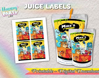 Juice Labels - Goo Jit zu Party - Only DIGITAL DOWNLOAD for Juice Labels - Goo Jit zu Labels