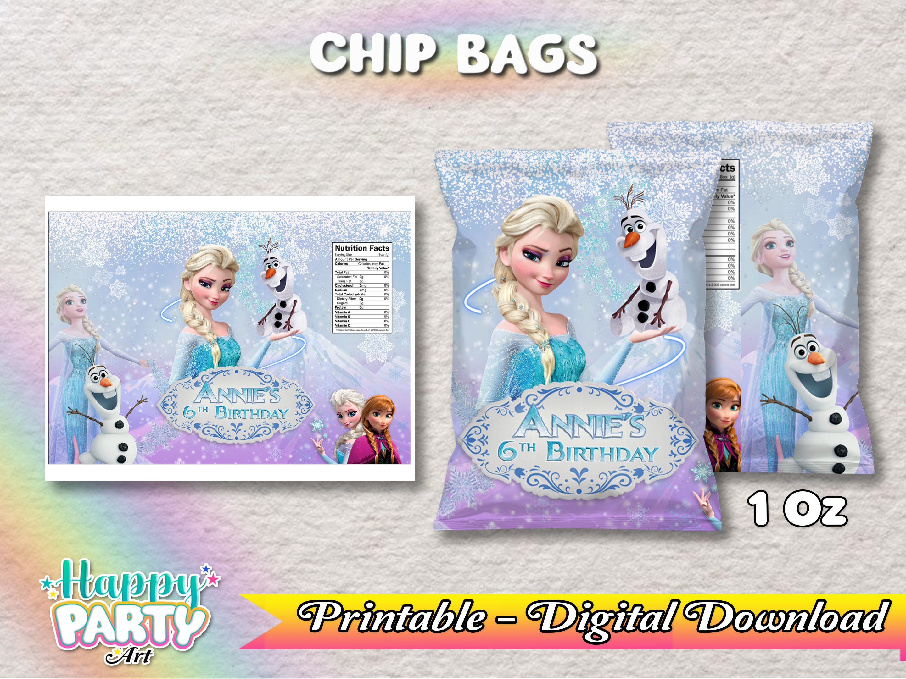 Buy Frozen 2 Chip Bag Online In India  Etsy India