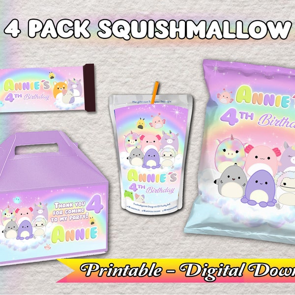 Squishmallow Favor Box Etsy Denmark