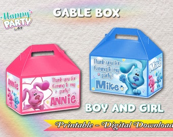 Blues Clues and Magenta Gable Box - Boy and Girl - Only DIGITAL DOWNLOAD for Gable Box - Blues Clues and Magenta