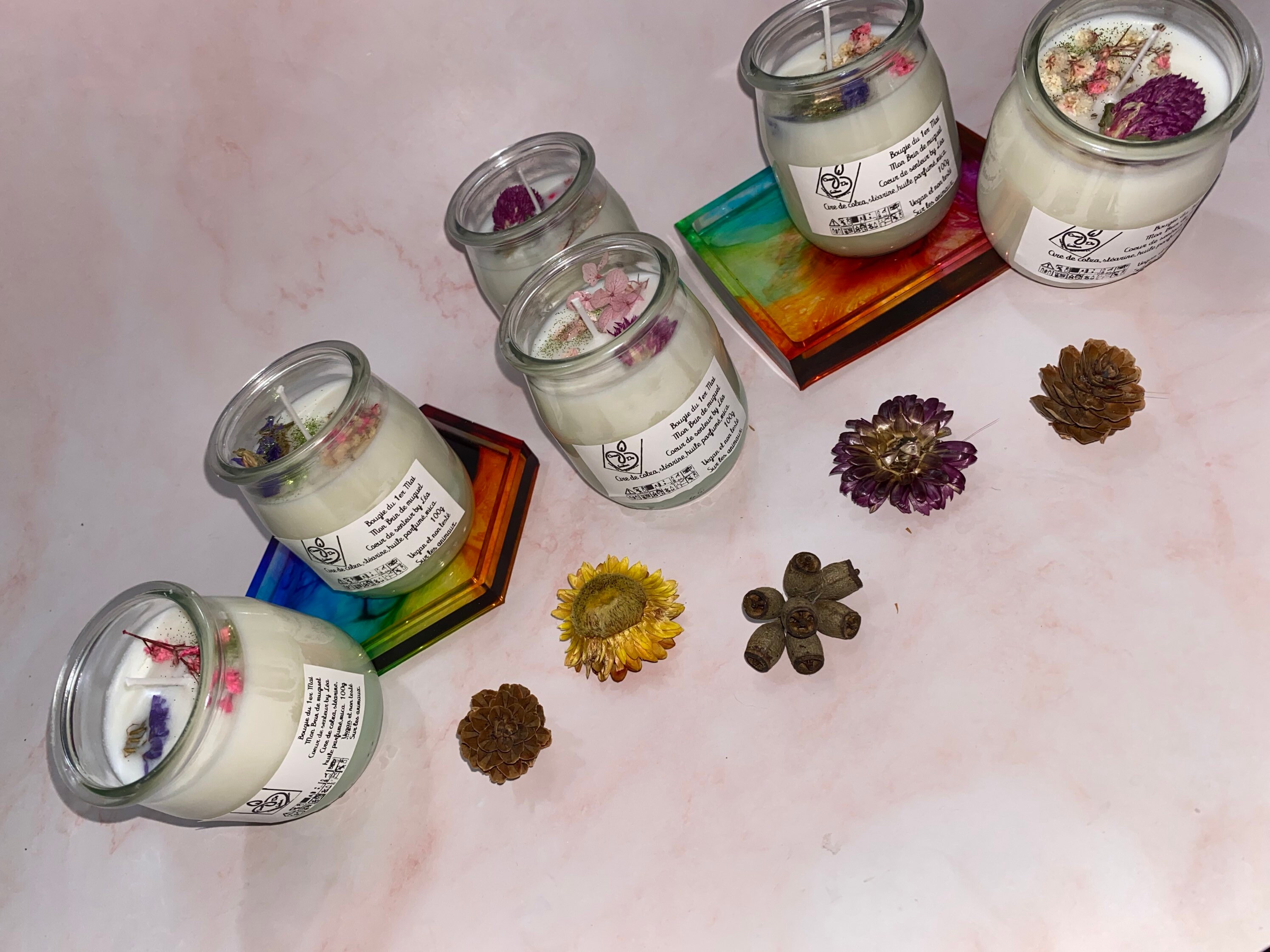 Bougie Parfumé Muguet Décorative