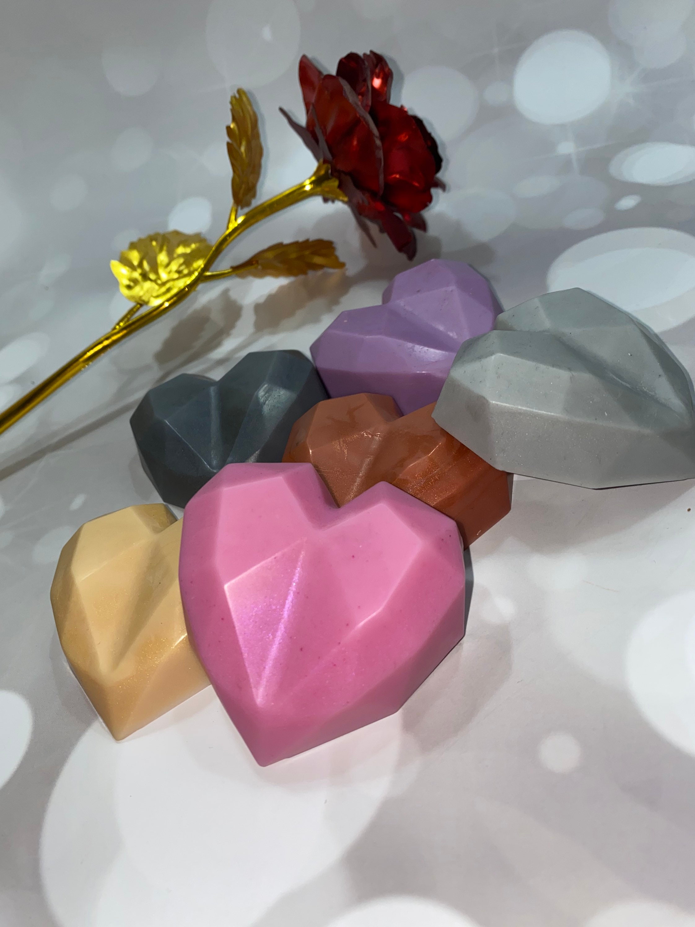 Mega Fondant Parfumé Coeur Graphique