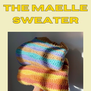 The Maelle Sweater Crochet Pattern image 3