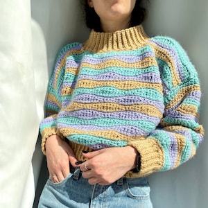 The Maelle Sweater Crochet Pattern image 1