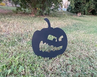 Metal Halloween Pumpkin Halloween Outdoor Decor , Home Decoration , Halloween  Pumpkin Art  , Yard Art decor For Halloweeen