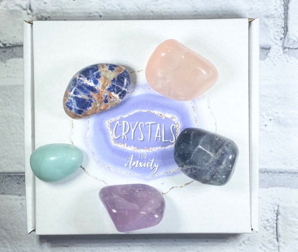Crystals For Anxiety and Stress Relief Anxiety and Stress Etsy