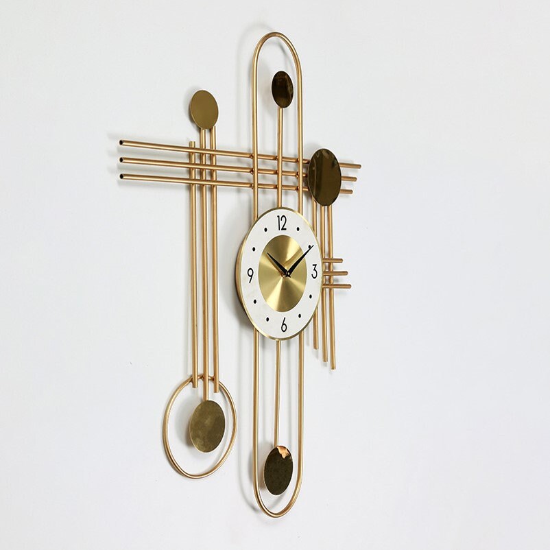 80cm Extra Large Gold Wall Clock Wall Decor luxury Glam Etsy