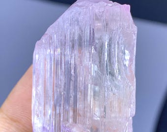 Natural Terminated Sweet Pink Fluorescent Kunzite From Afghanistan - 35 Gram