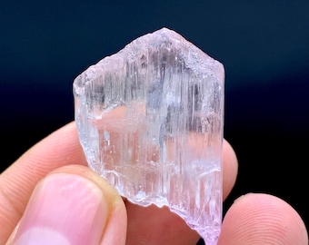 Pink Kunzite Crystal, Natural Terminated Gemstone, Afghanistan